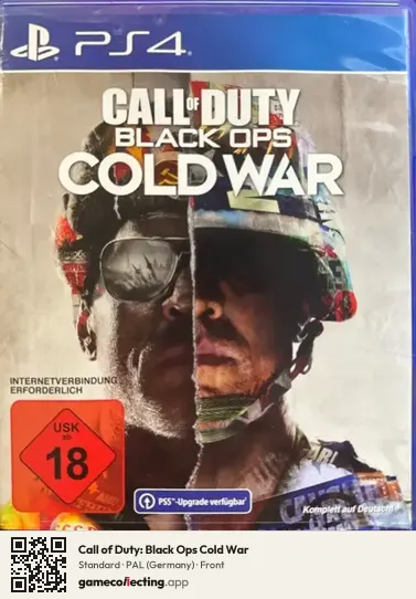 Call of Duty: Black Ops Cold War PlayStation 4, Germany box front