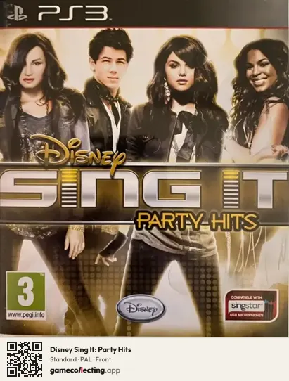 Disney Sing It: Party Hits PlayStation 3, PAL box front