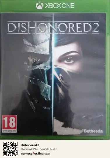 Dishonored 2 Xbox One, Poland box front