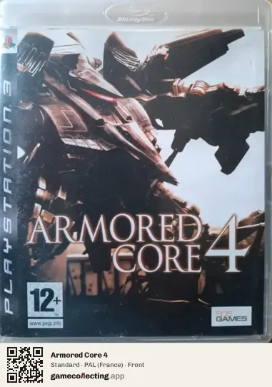 Armored Core 4 PlayStation 3, France box front