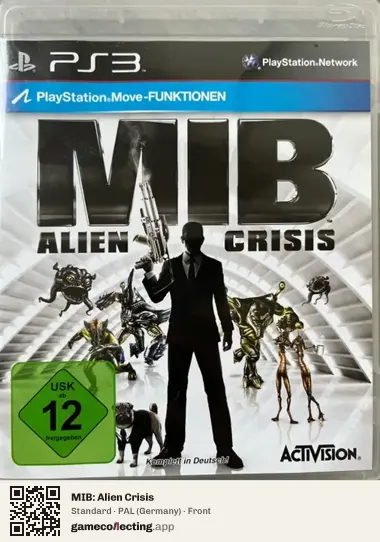 MIB: Alien Crisis PlayStation 3, Germany box front
