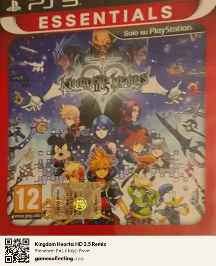 Kingdom Hearts: HD 2.5 Remix PlayStation 3, Italy box front