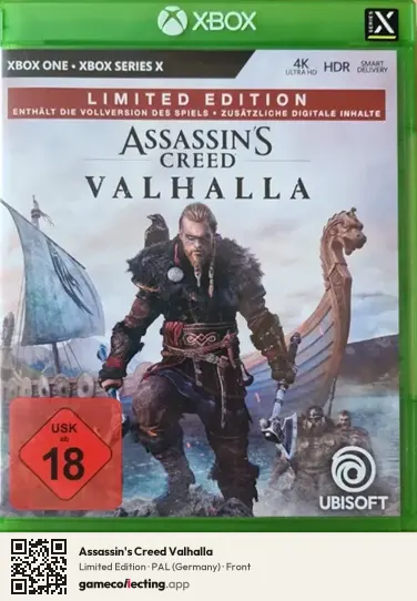 Assassin's Creed Valhalla Xbox One, Germany box front