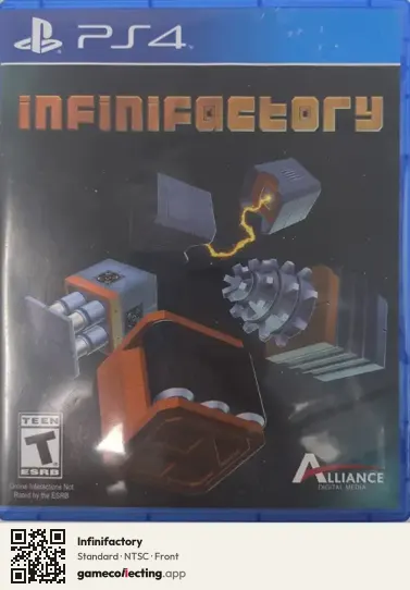 Infinifactory PlayStation 4, NTSC box front