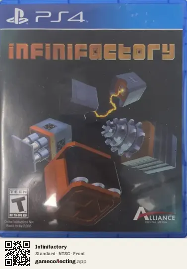Infinifactory PlayStation 4, NTSC box front