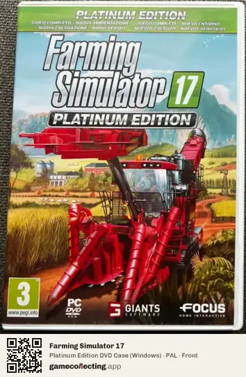 Farming Simulator 17 Computer, PAL box front