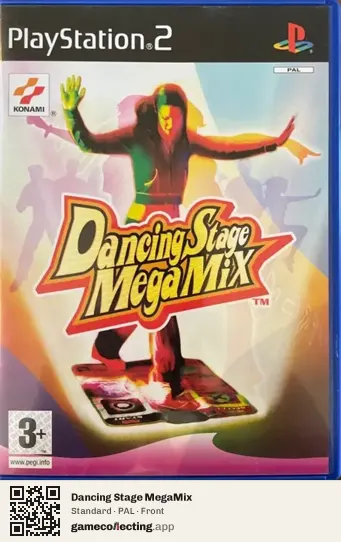 Dancing Stage MegaMix PlayStation 2, PAL box front