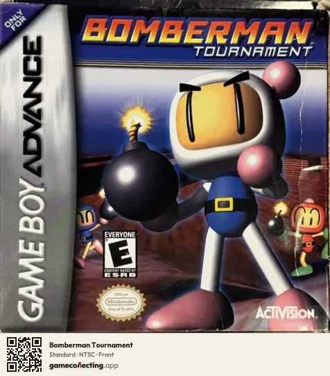 Bomberman Tournament Game Boy Advance, NTSC box front