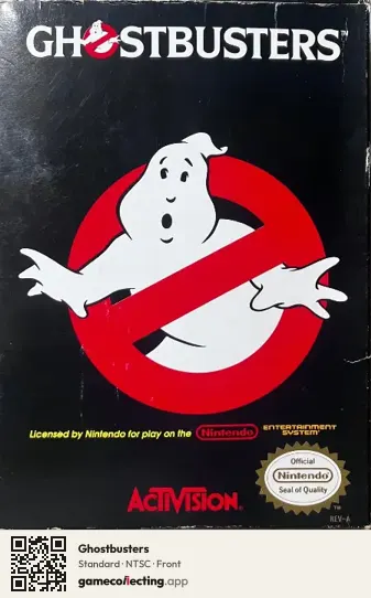 Ghostbusters Nintendo Entertainment System, NTSC box front