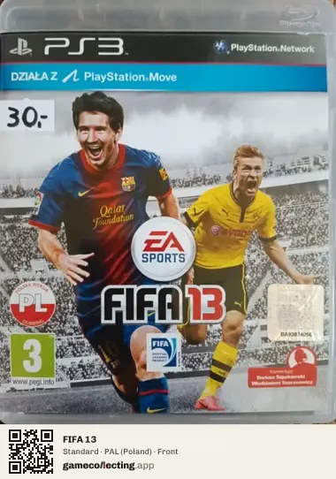 FIFA 13 PlayStation 3, Poland box front