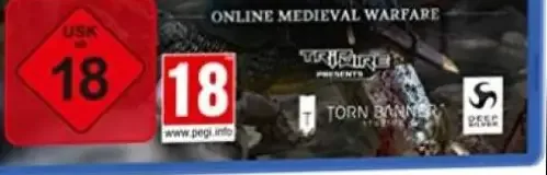 Chivalry 2, the PEGI square on its front