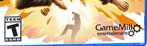 Cobra Kai: The Karate Kid Saga Continues, the ESRB box on its front
