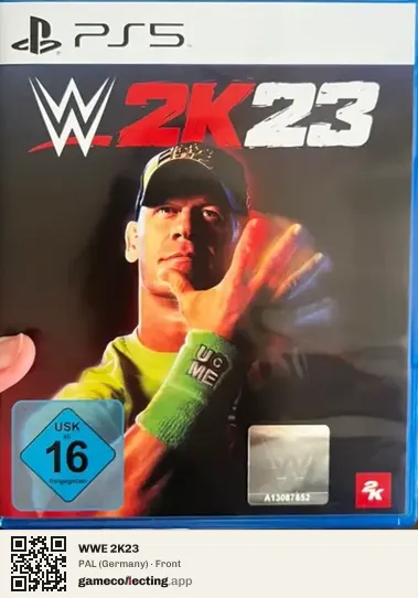 WWE 2K23 PlayStation 5, Germany box front