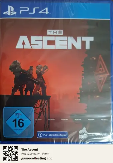 The Ascent PlayStation 4, Germany box front