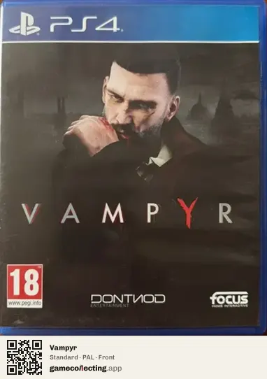Vampyr PlayStation 4, PAL box front