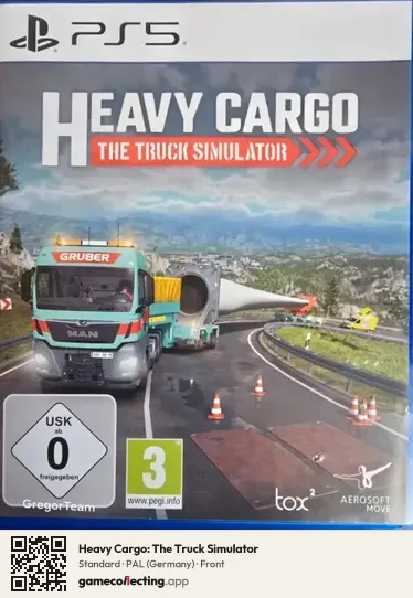 Heavy Cargo: The Truck Simulator PlayStation 5, Germany box front