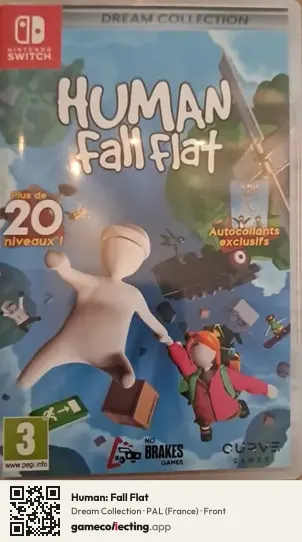 Human: Fall Flat Nintendo Switch, France box front