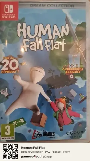Human: Fall Flat Nintendo Switch, France box front