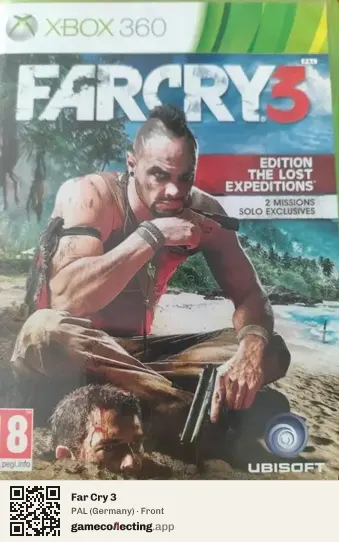 Far Cry 3 Xbox 360, Germany box front