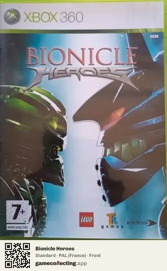 Bionicle Heroes Xbox 360, France box front