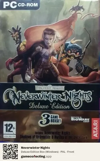 Neverwinter Nights Computer, PAL box front