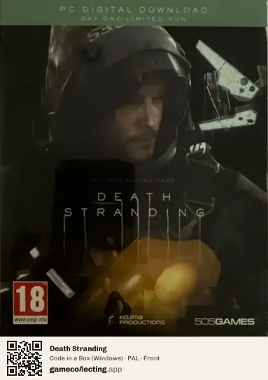 Death Stranding Computer, PAL box front