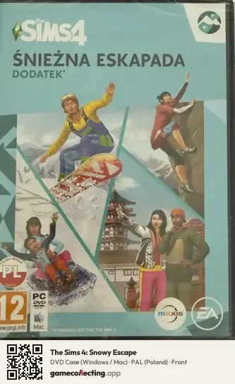 The Sims 4: Snowy Escape Computer, Poland box front