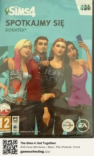 The Sims 4: Get Together Computer, Poland box front