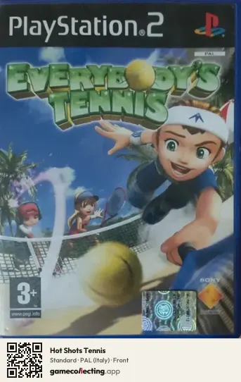 Hot Shots Tennis PlayStation 2, Italy box front