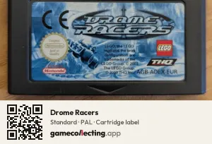 Drome Racers Game Boy Advance, PAL cartridge label