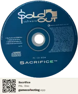 Sacrifice Computer, PAL disc