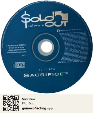 Sacrifice Computer, PAL disc