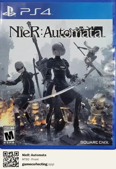 NieR: Automata PlayStation 4, NTSC box front
