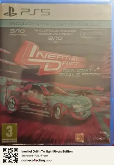 Inertial Drift: Twilight Rivals Edition PlayStation 5, PAL box front