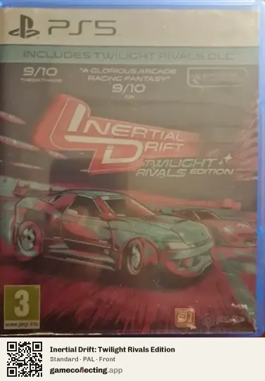 Inertial Drift: Twilight Rivals Edition PlayStation 5, PAL box front
