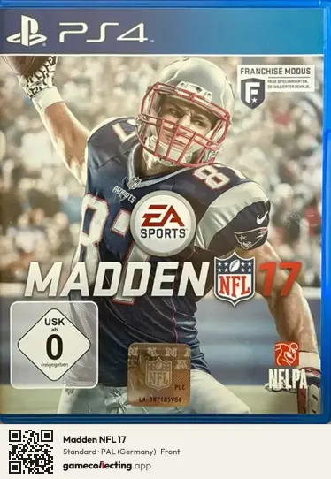 Madden NFL 17 PlayStation 4, Germany box front