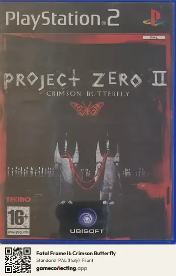 Fatal Frame II: Crimson Butterfly PlayStation 2, Italy box front