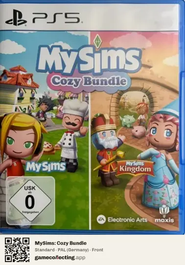 MySims: Cozy Bundle PlayStation 5, Germany box front