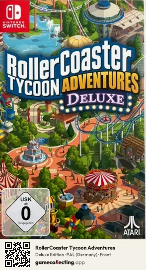 RollerCoaster Tycoon Adventures Nintendo Switch, Germany box front