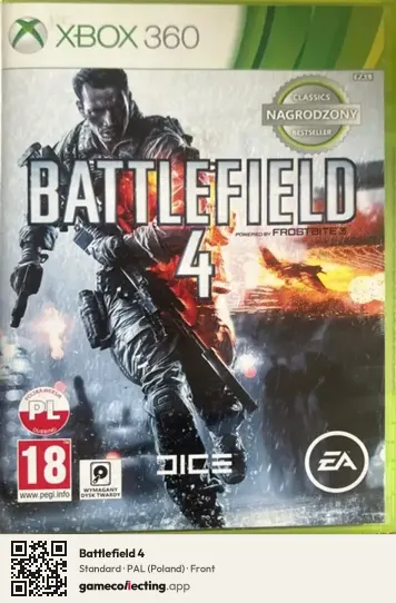 Battlefield 4 Xbox 360, Poland box front