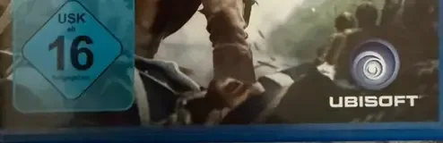 Assassin's Creed IV: Black Flag, the USK square on its front