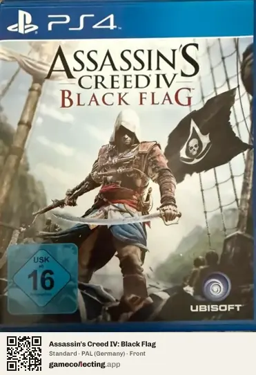 Assassin's Creed IV: Black Flag PlayStation 4, Germany box front