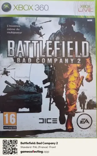 Battlefield: Bad Company 2 Xbox 360, France box front