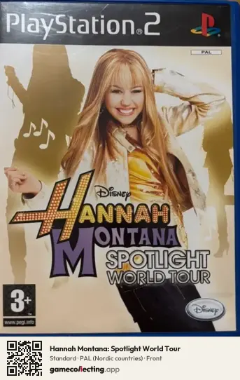 Hannah Montana: Spotlight World Tour PlayStation 2, Nordic countries box front