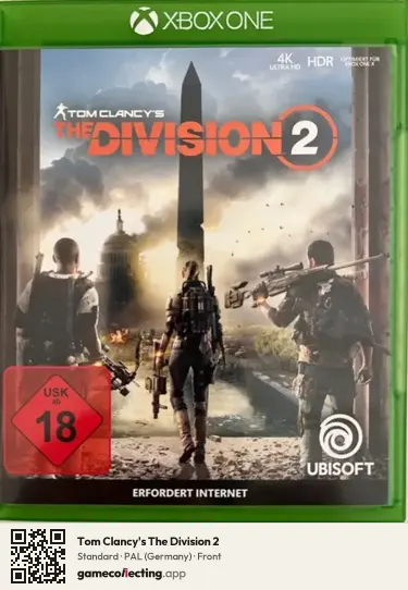 Tom Clancy's The Division 2 Xbox One, Germany box front