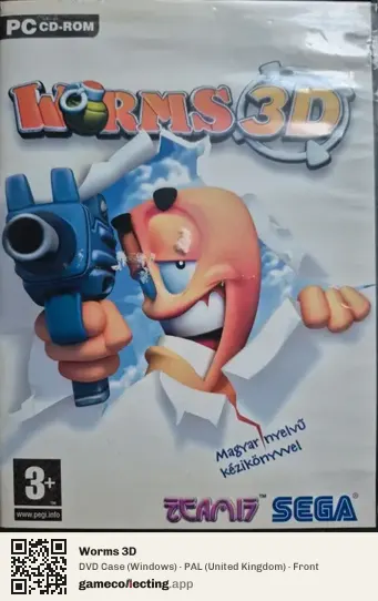 Worms 3D Computer, United Kingdom box front