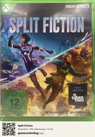 Split Fiction Xbox Series X, Germany box front