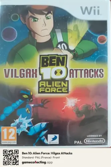 Ben 10: Alien Force: Vilgax Attacks Nintendo Wii, France box front