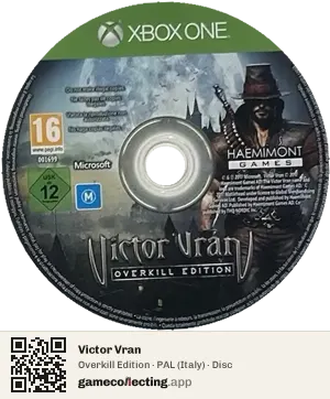 Victor Vran Xbox One, PAL disc
