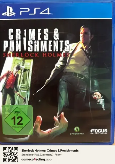 Sherlock Holmes: Crimes & Punishments PlayStation 4, Germany box front